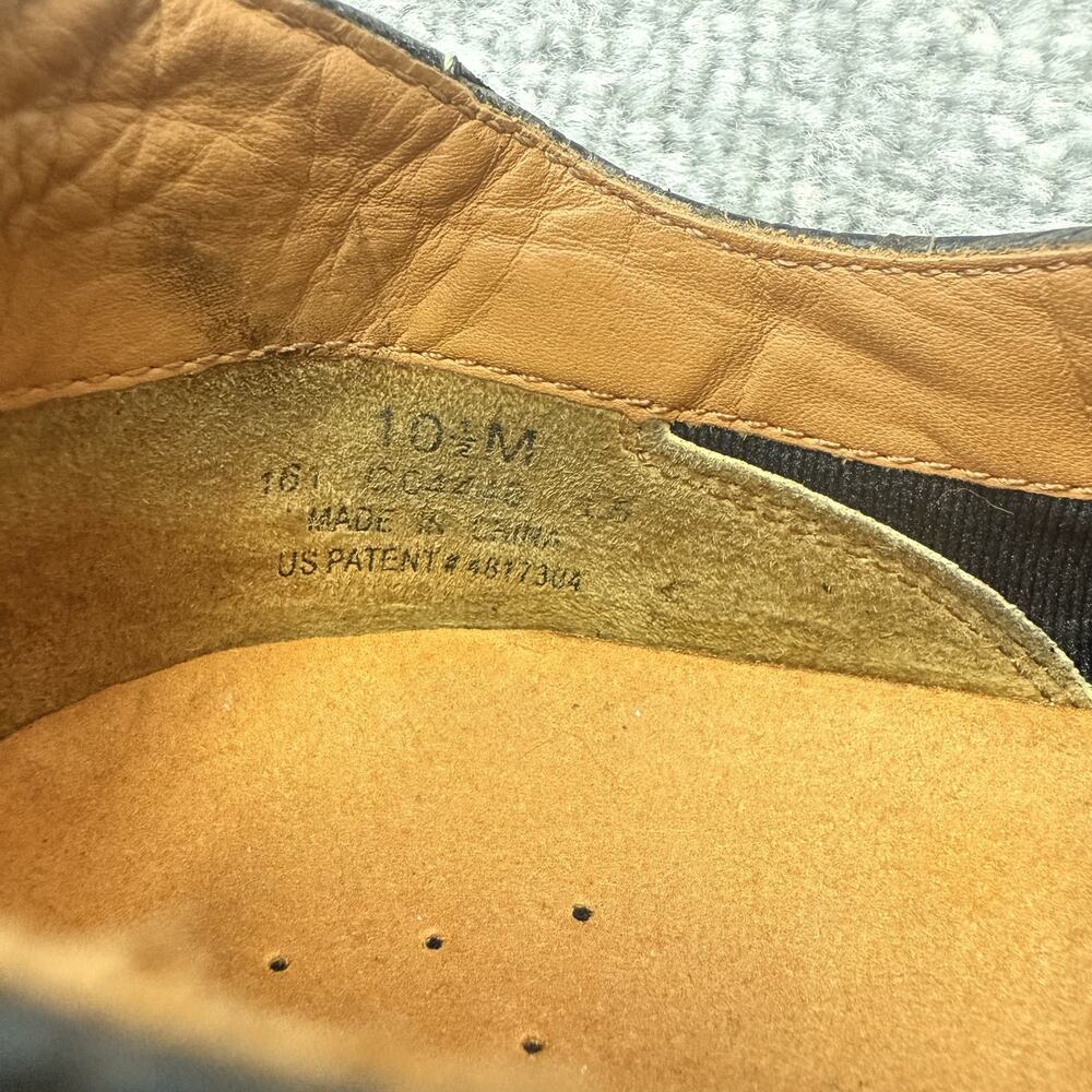 Cole Haan Shoes Mens Size 10.5 Black Leather Air Comfort Slip On Casual - Picture 6 of 12